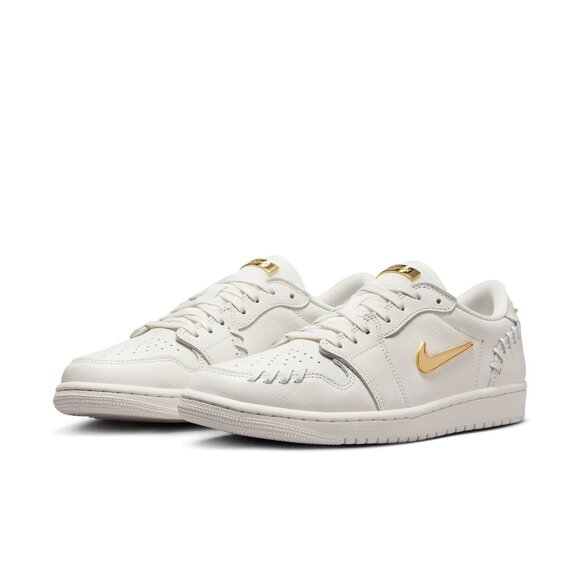 FN5032-100 Nike Air Jordan 1 Low Method Of Make White Gold MEN'S SIZE 10 US NEW - Picture 12 of 16